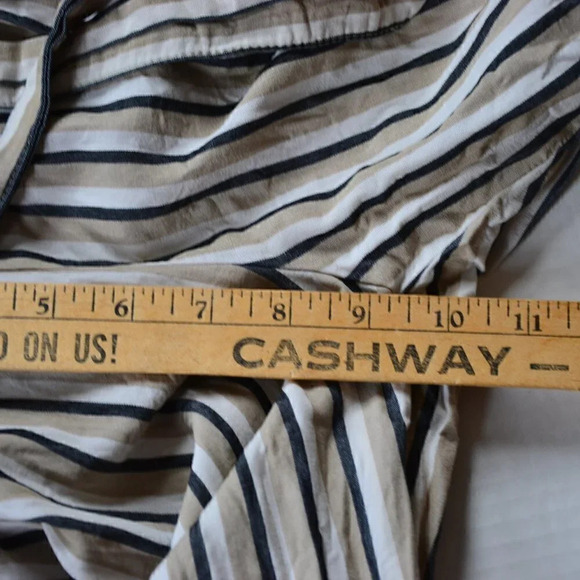 Striped Pants  with Tie up Waist - Picture 6 of 9